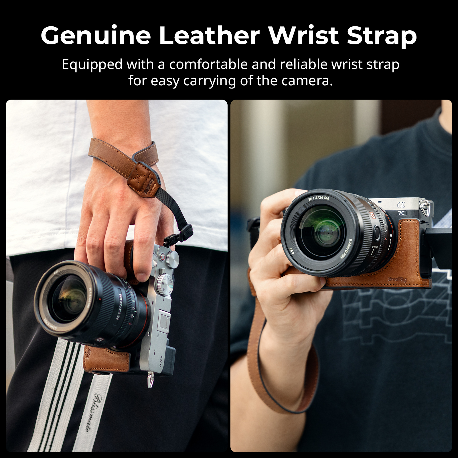 Camera Strap Leather - SmallRig A7C II / A7CR Camera