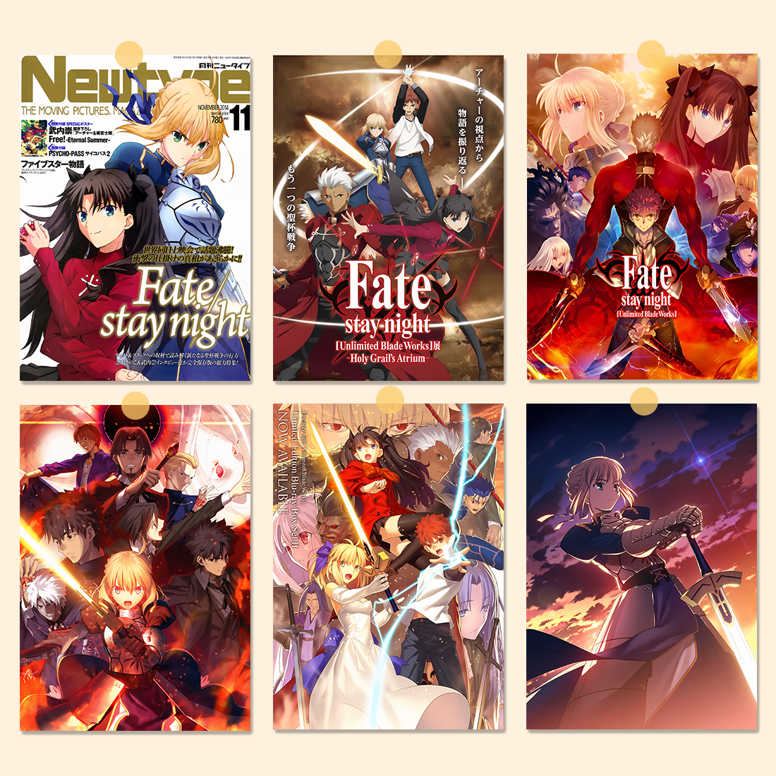 Photography Anime - Anime Fate Stay Night Frameless Canvas