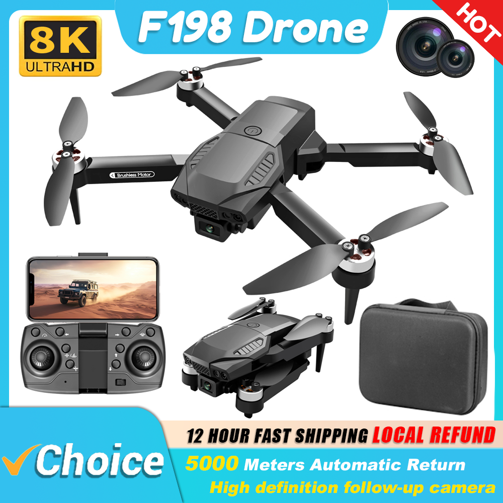 Photography Angles - New F198 Drone Professional Dual Camera