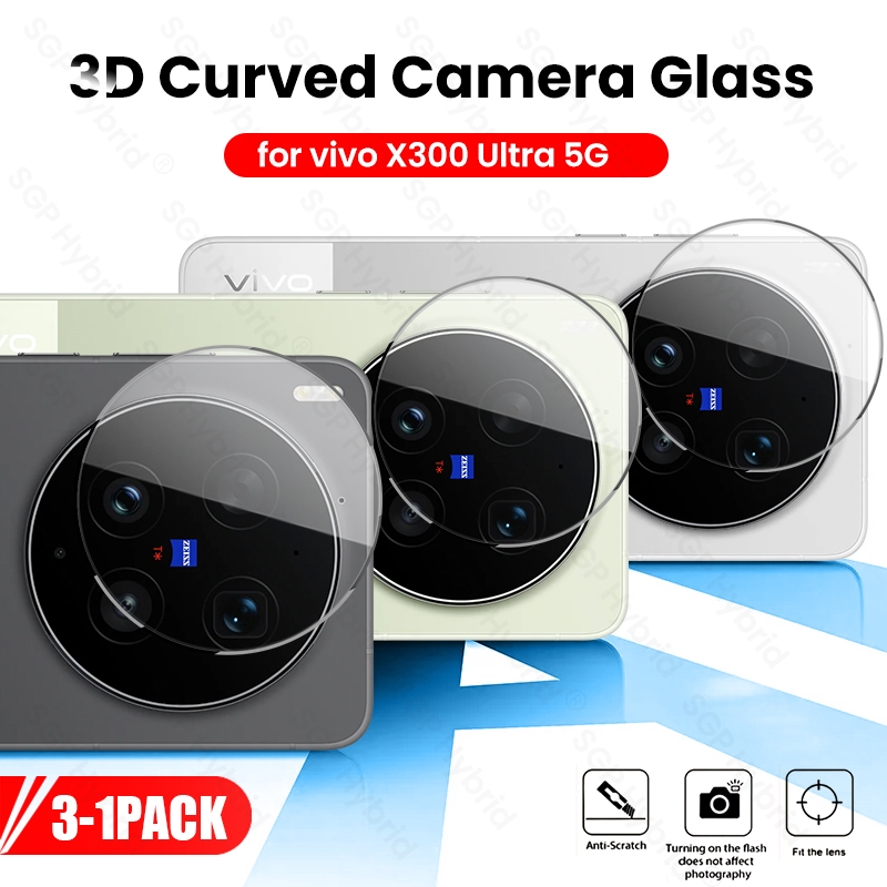Photography Kit Vivo X300 Ultra - X300Ultra 3-1Pcs 3D Clear Tempered Glass