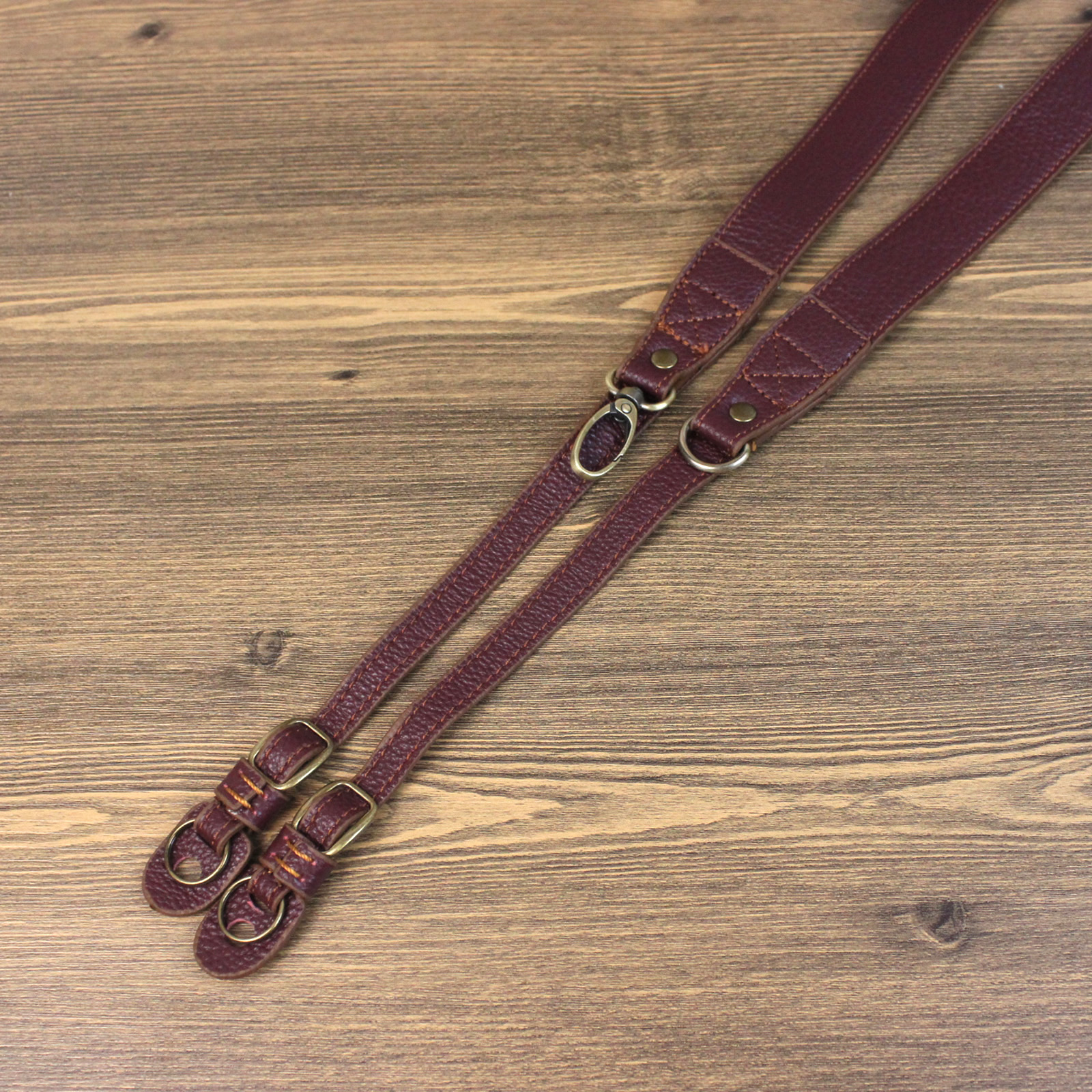 Camera Strap Leather - Genuine Real Leather Neck Shoulder Strap