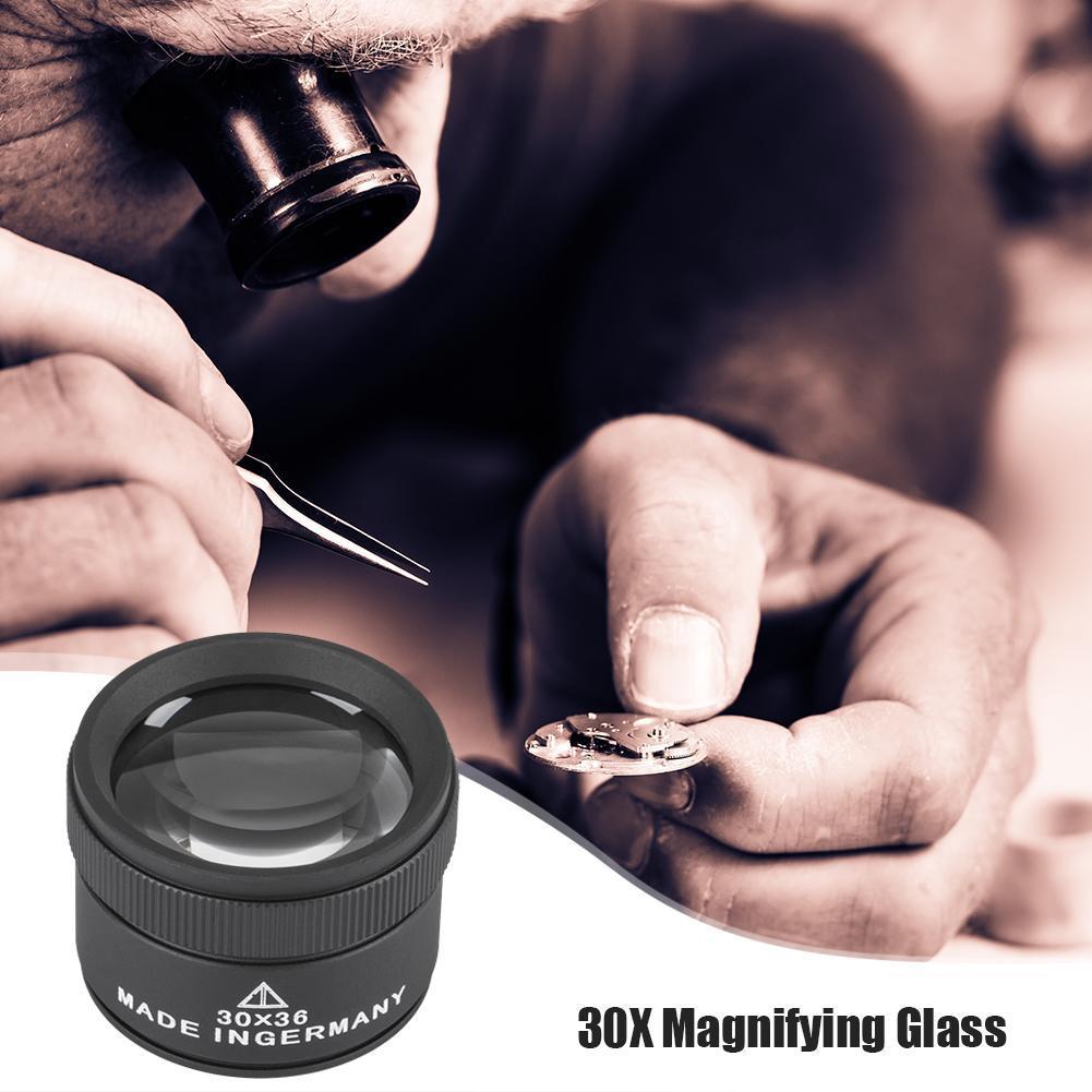 Eye Piece Magnifier - 30X Magnifying Glass K9 Optical Lens