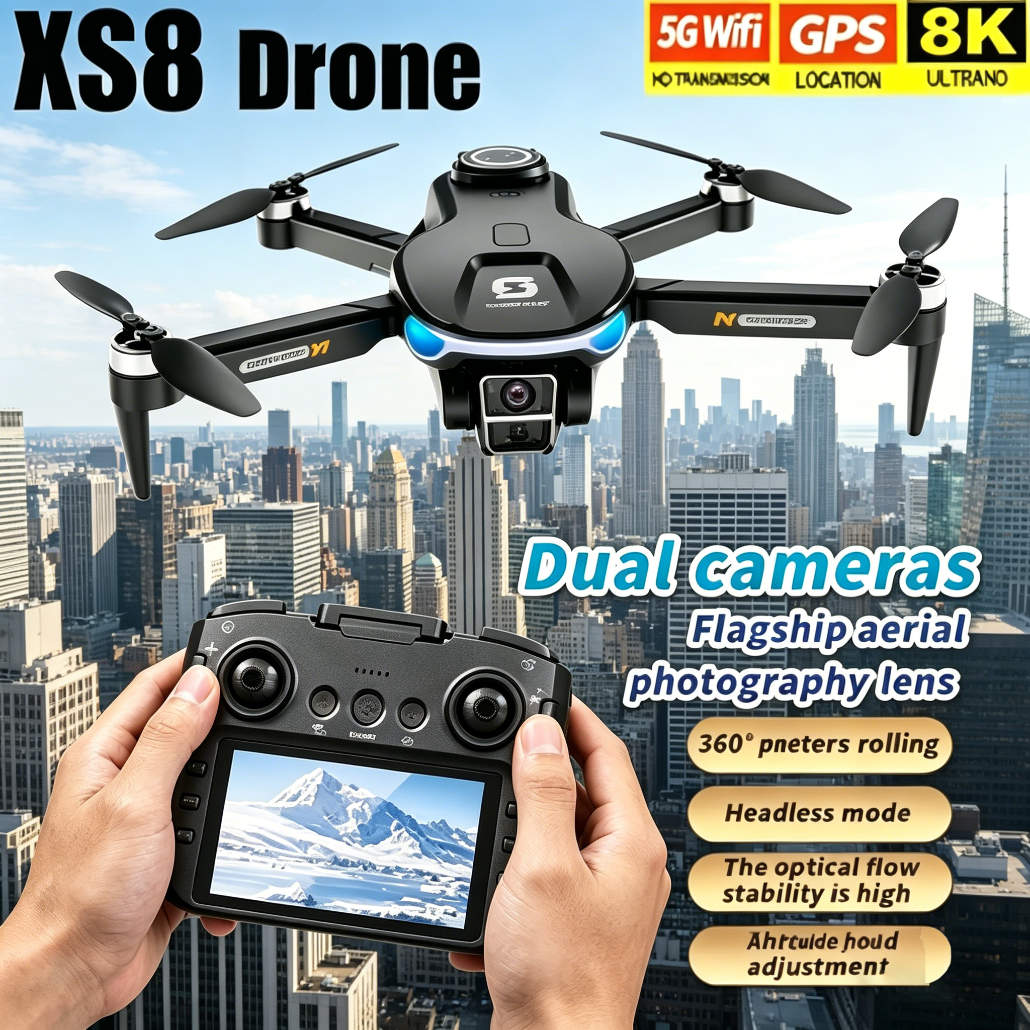 Photography Pro - HD 8K Professional GPS Drone with