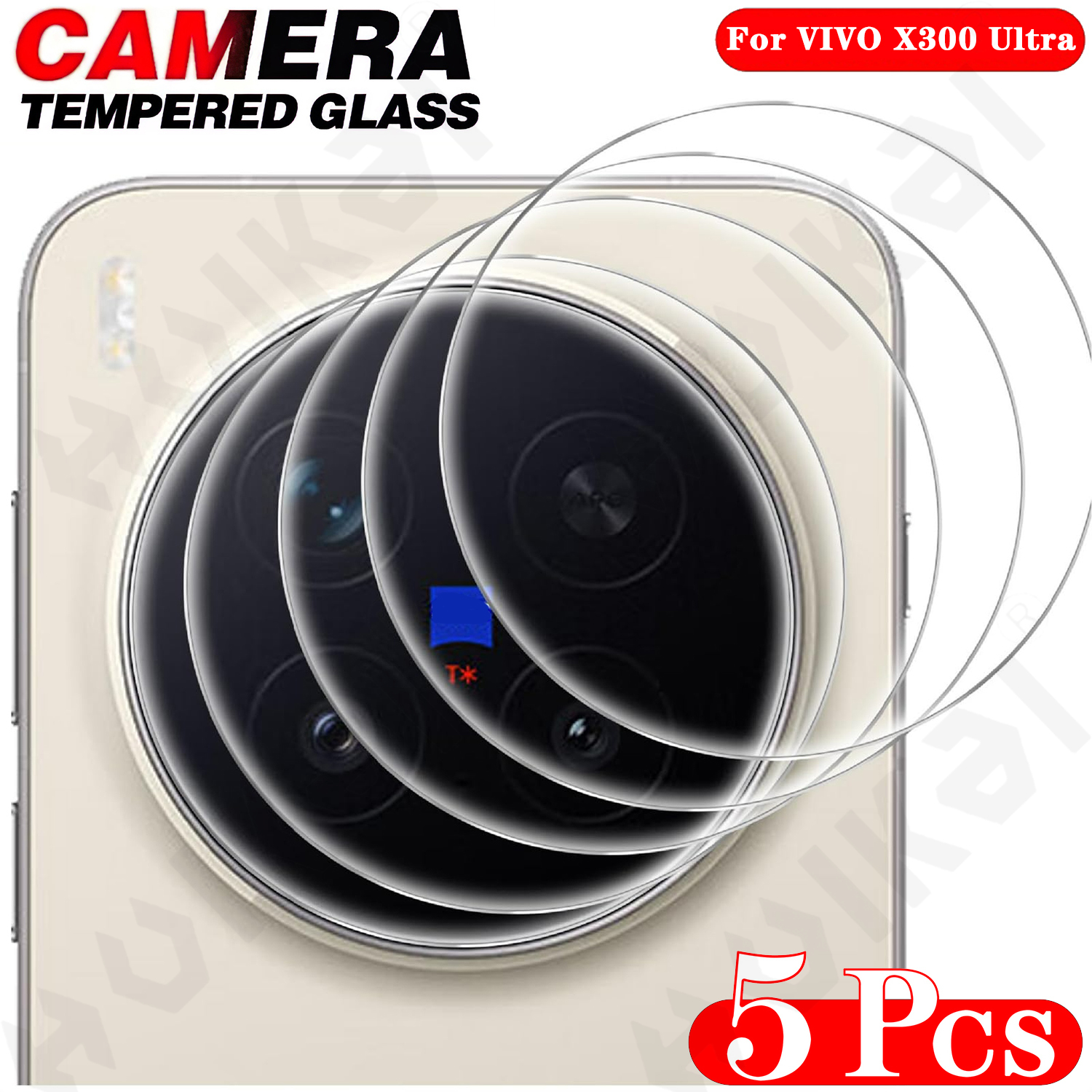 Photography Kit Vivo X300 Ultra - 5 Pcs Camera Lens Protector Glass