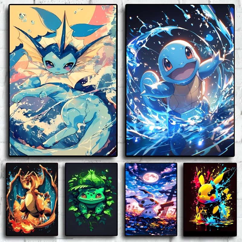 Photography Anime - 1pc frameless Canvas Paintings Classic Anime