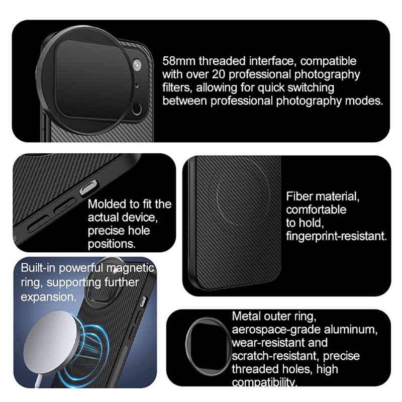 4 in 1 Lens 58mm Mobile Phone  - Photography Is reseña y precio