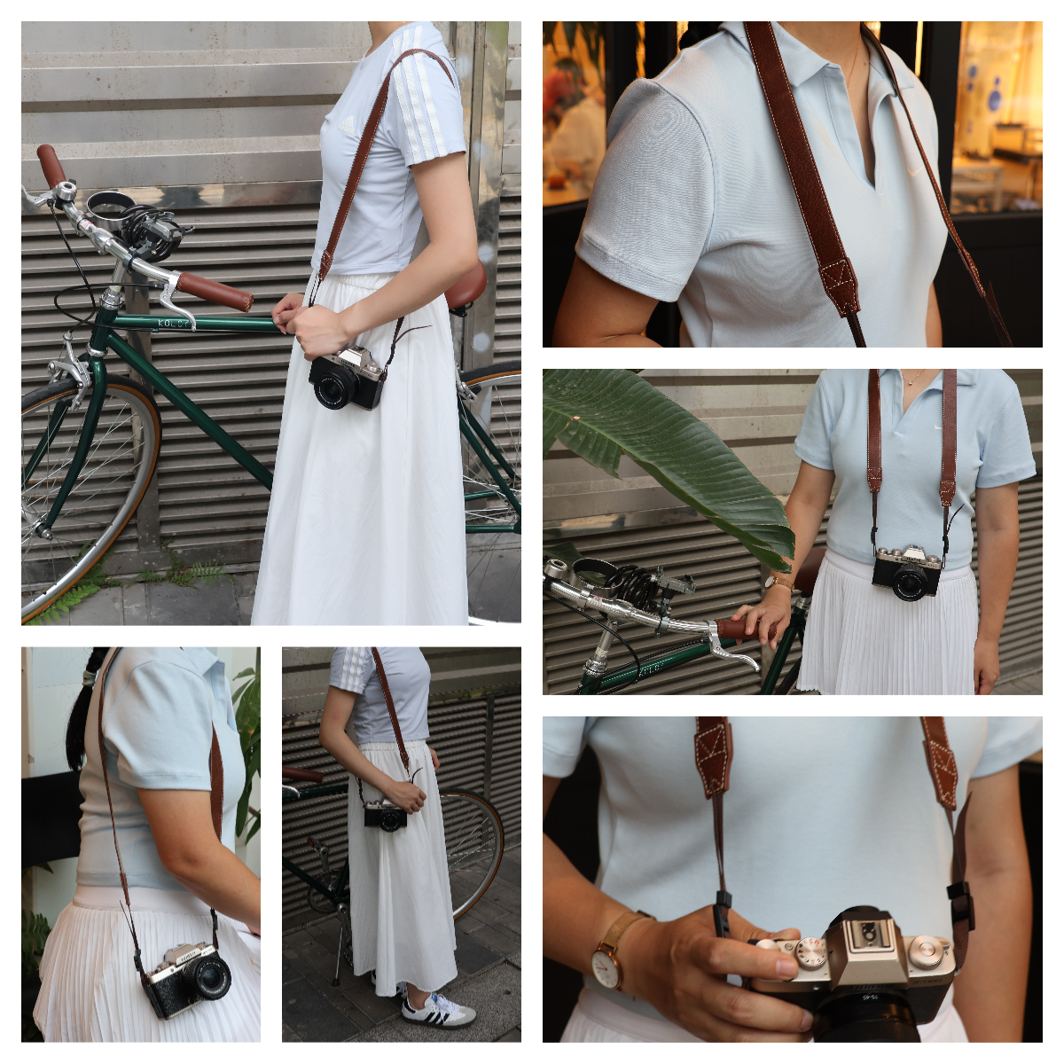Universal Adjustable Vintage P - Camera Strap Leather reseña y precio