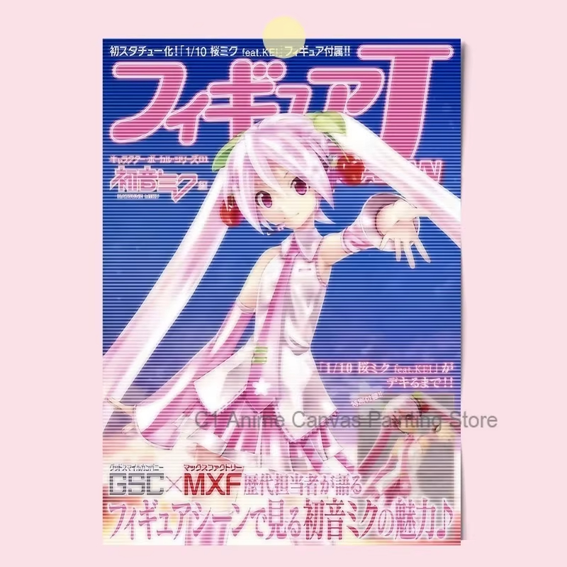 1pc frameless Hatsune Miku Ani - Photography Anime reseña y precio