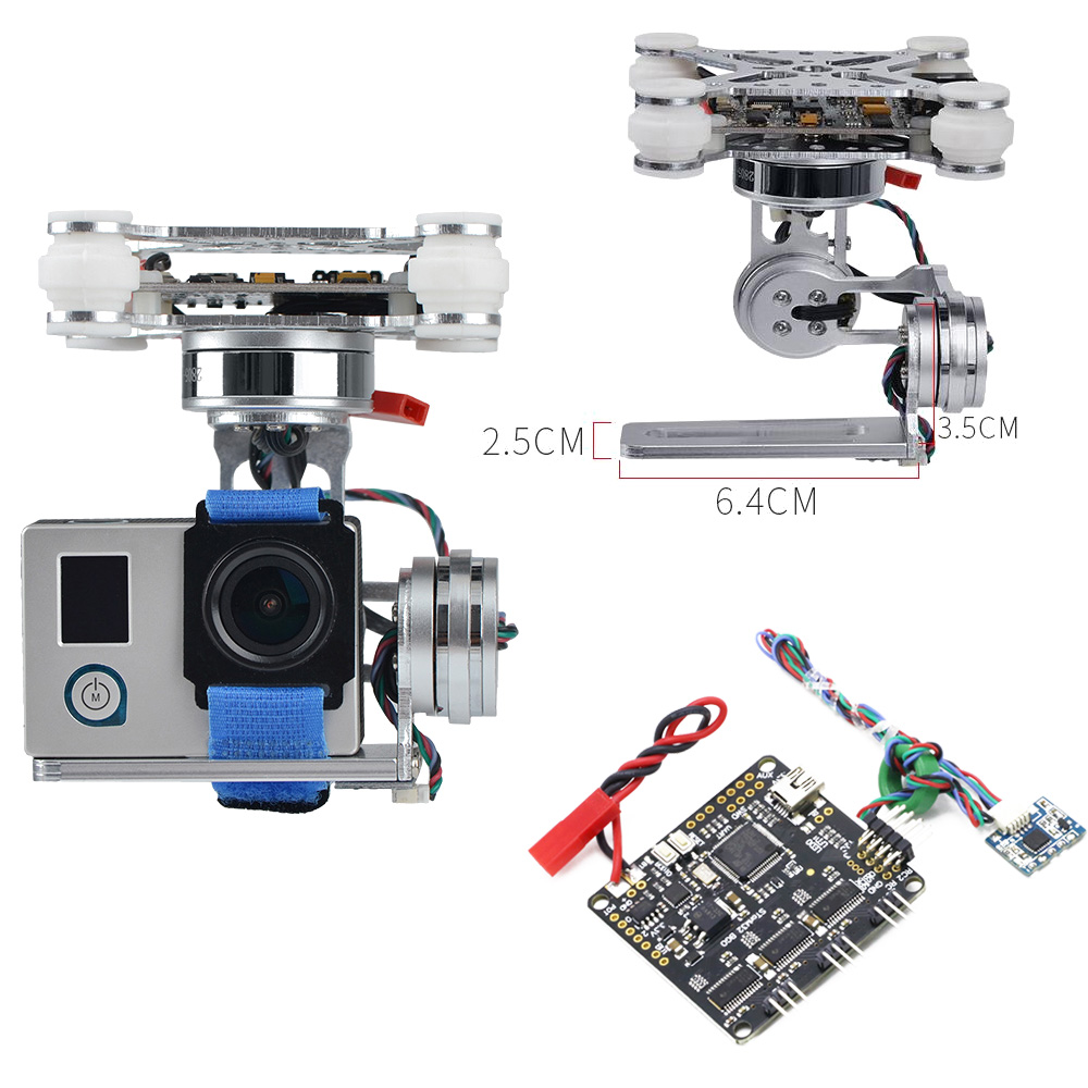 RCTOSKY 3-Axis Brushless Gimba - Photography Kit Xiaomi reseña y precio