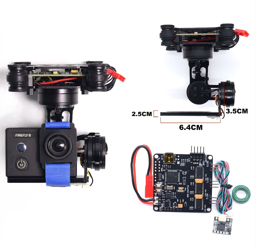 RCTOSKY 3-Axis Brushless Gimba - Photography Kit Xiaomi reseña y precio