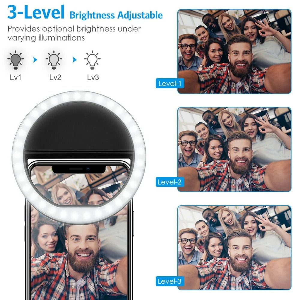LED Selfie Fill Light USB Char - Photography Is reseña y precio