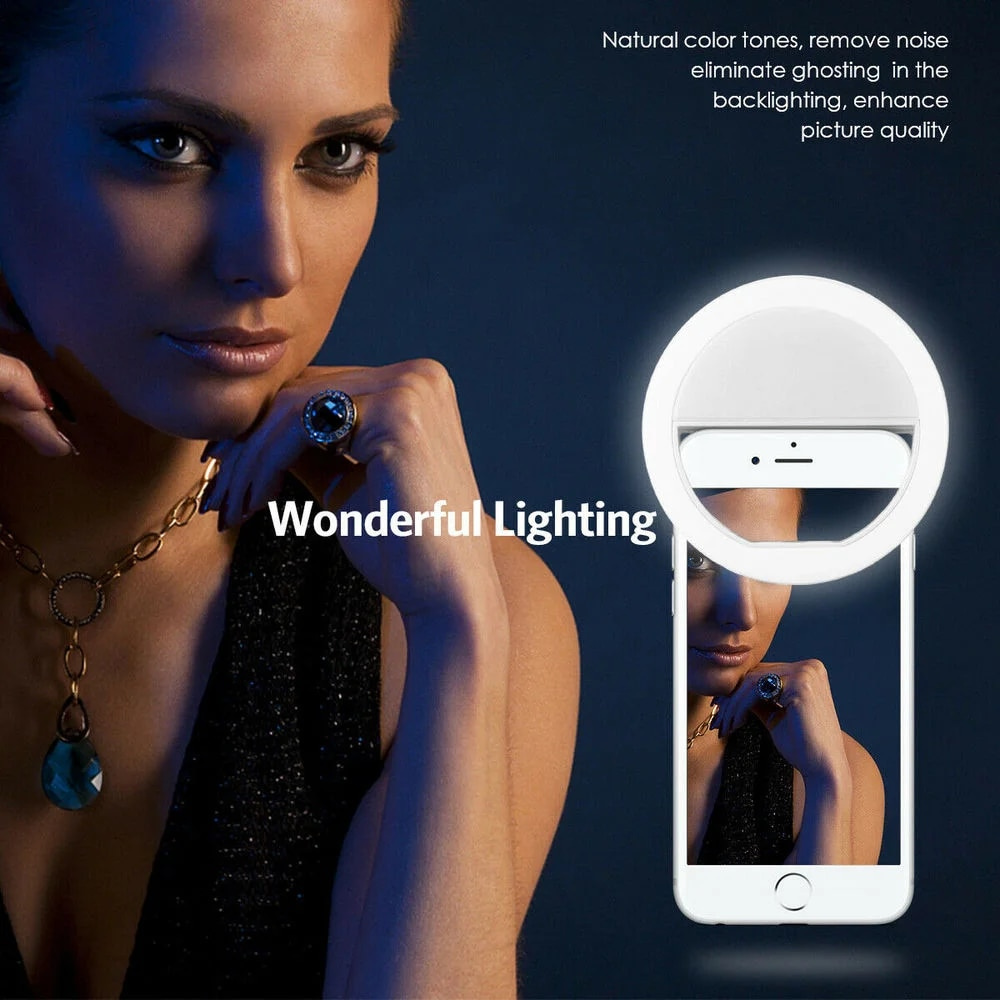 LED Selfie Fill Light USB Char - Photography Is reseña y precio