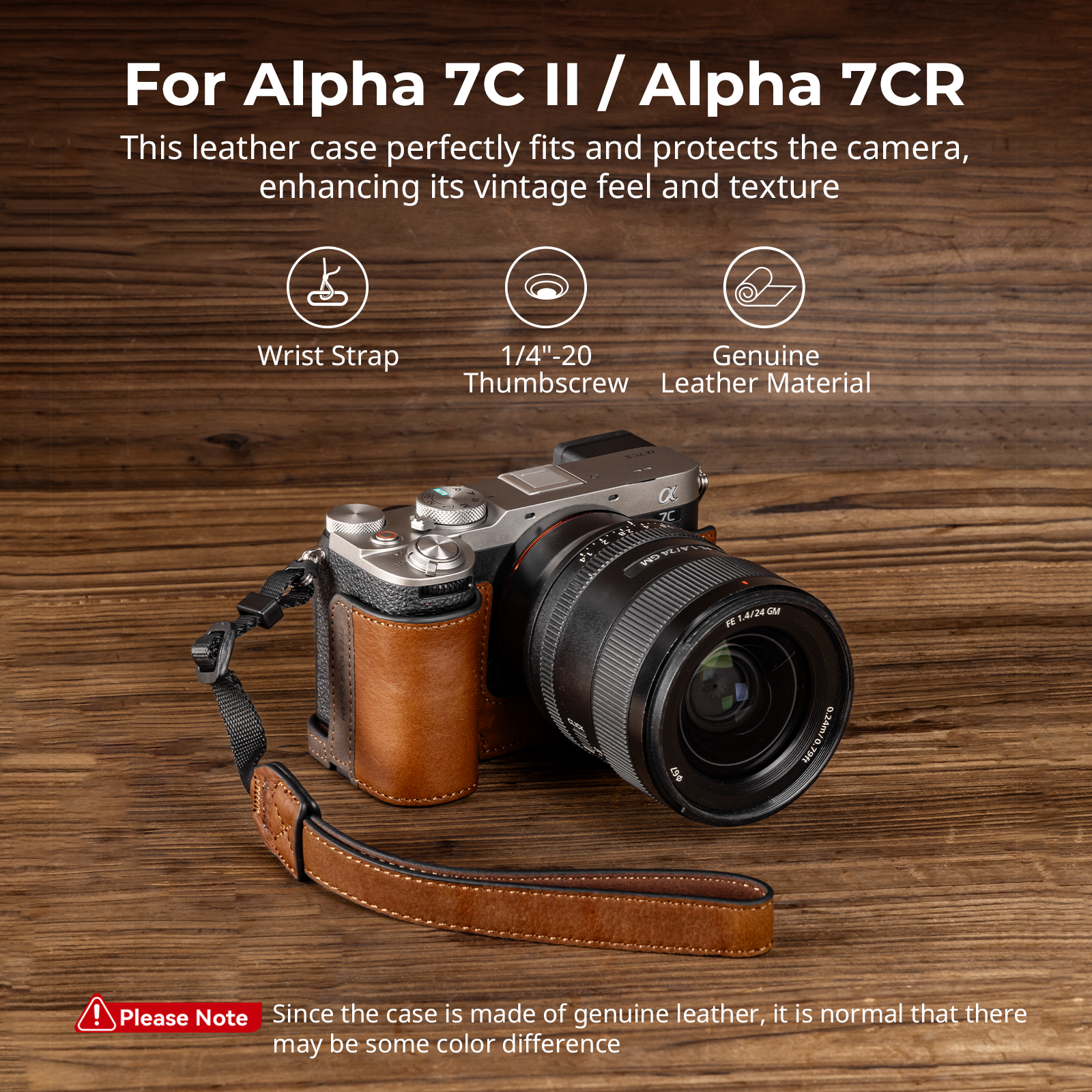 SmallRig A7C II / A7CR Camera  - Camera Strap Leather reseña y precio