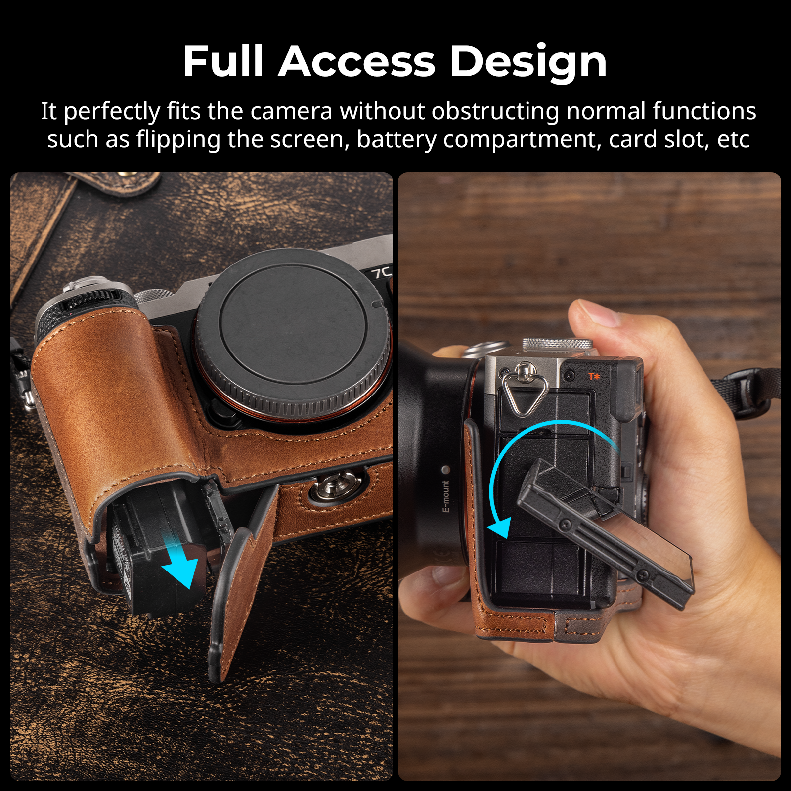 SmallRig A7C II / A7CR Camera  - Camera Strap Leather reseña y precio