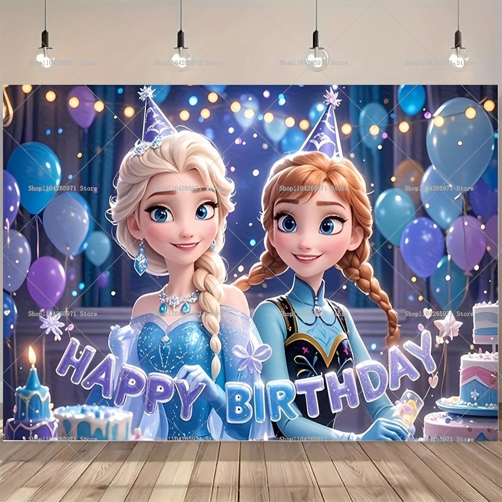 Disney Elsa Princess Photograp - Photography Backdrop Muslin reseña y precio