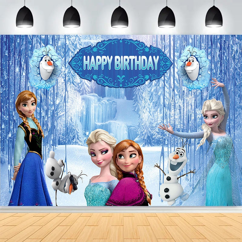 Disney Elsa Princess Photograp - Photography Backdrop Muslin reseña y precio