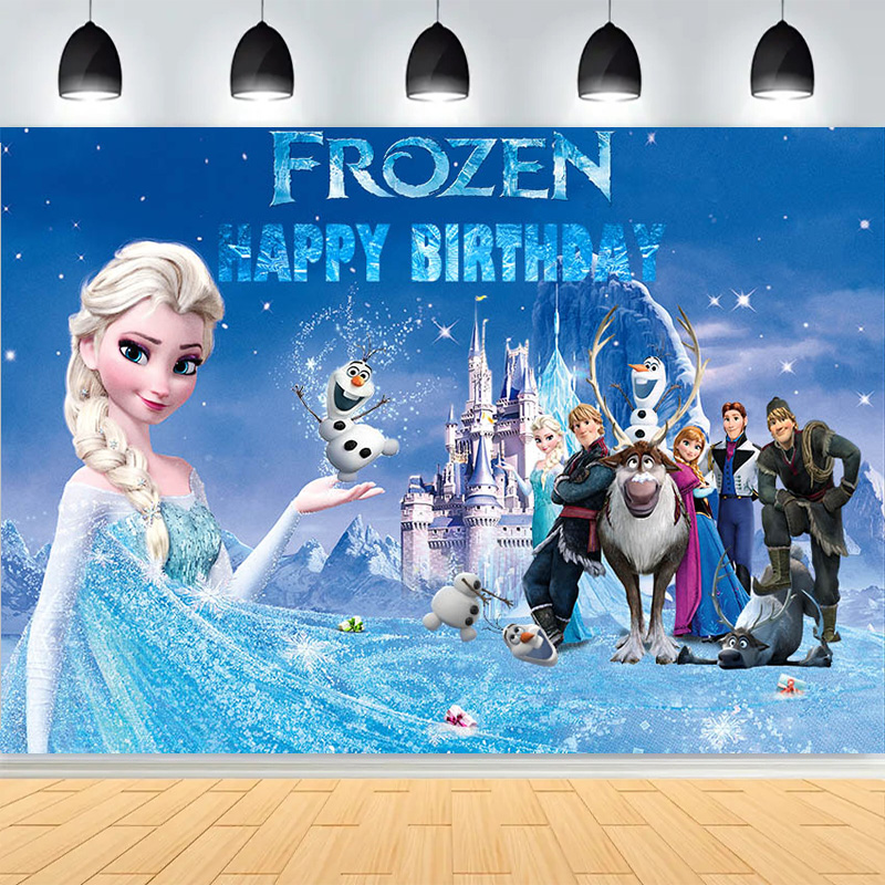 Disney Elsa Princess Photograp - Photography Backdrop Muslin reseña y precio