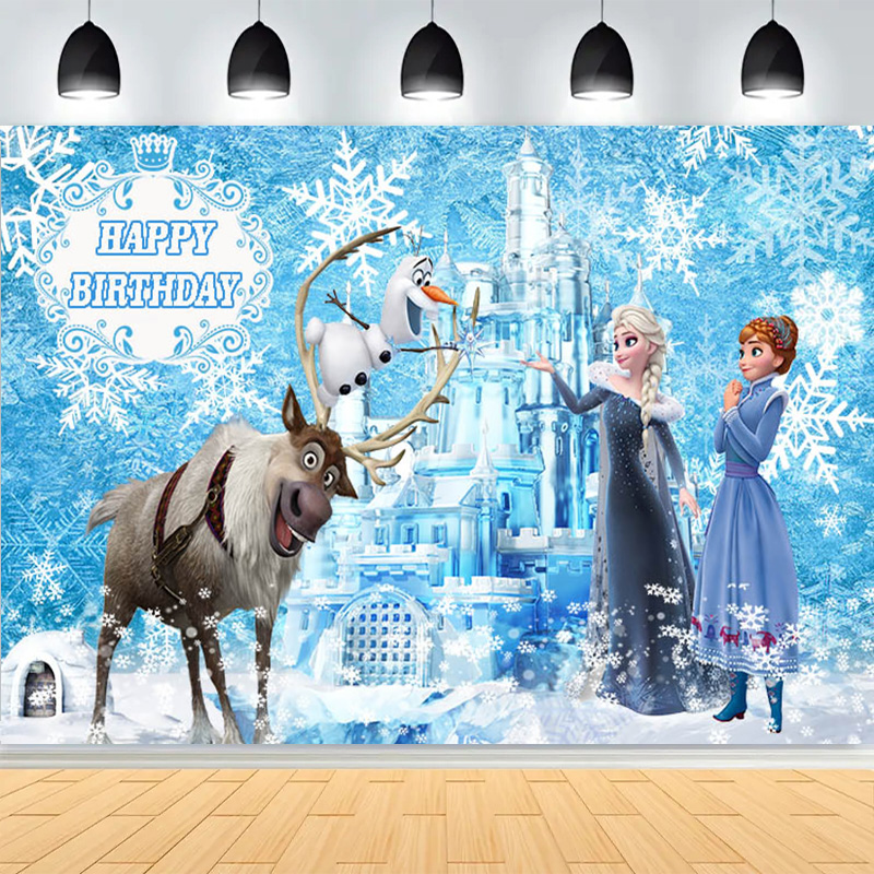 Disney Elsa Princess Photograp - Photography Backdrop Muslin reseña y precio