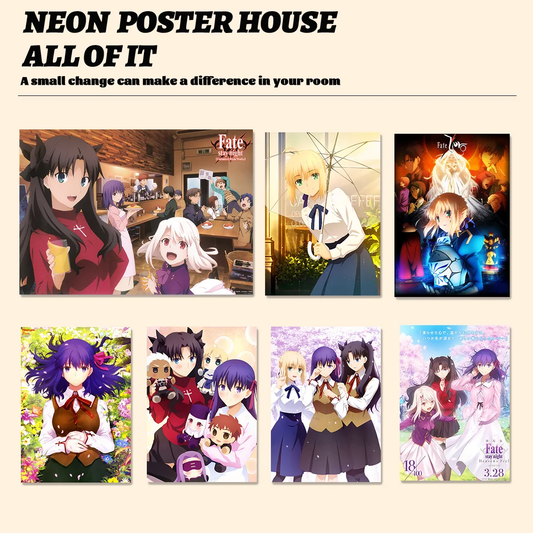 Anime Fate Stay Night Frameles - Photography Anime reseña y precio