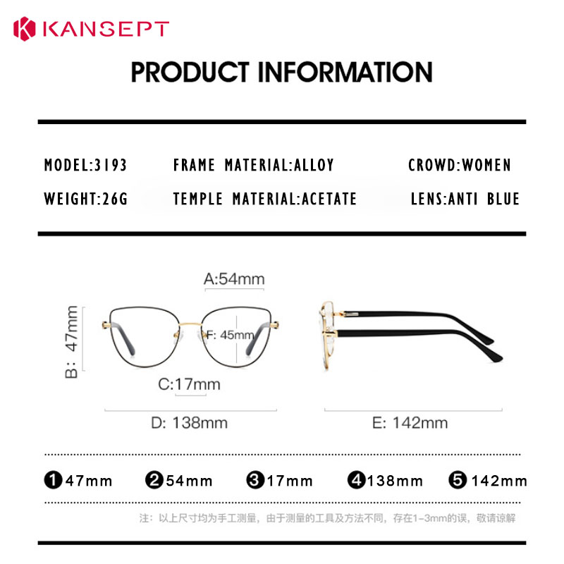 KANSEPT Lunette Myopia Glasses - Eye Piece Magnifier reseña y precio