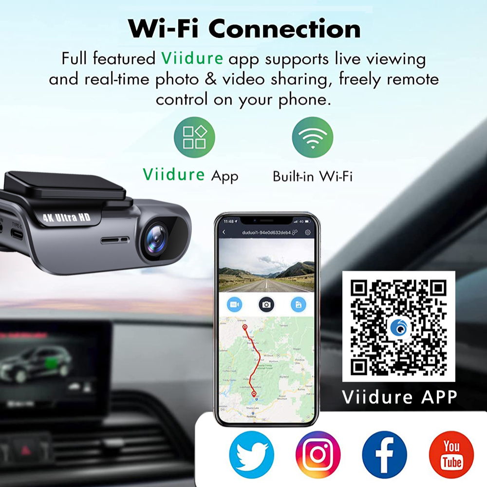 4K 3840*2160P Dash Cam WIFI Ca - Xiaomi Photography Kit reseña y precio
