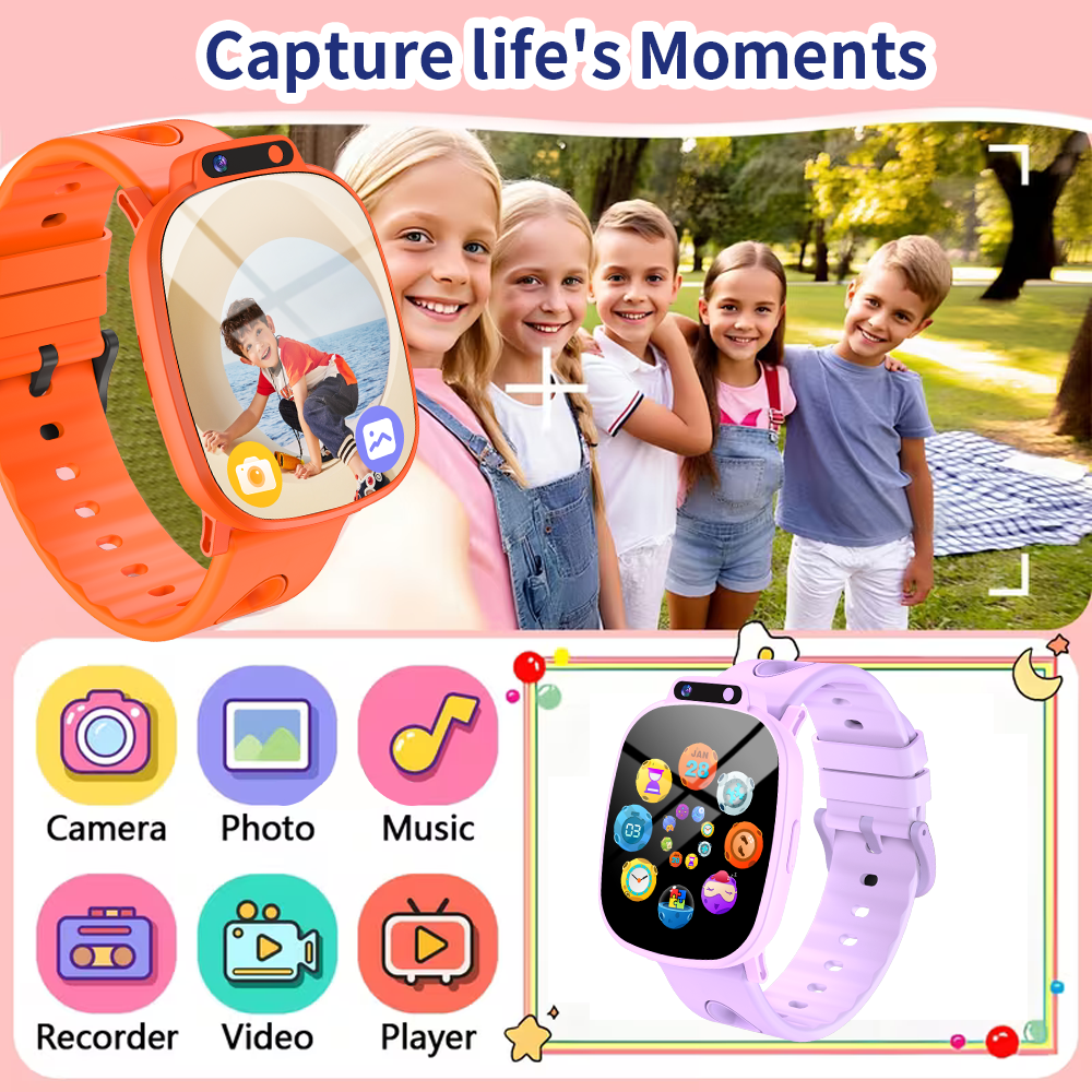 LAXASFIT Children's Smartwatch - Photography Game reseña y precio
