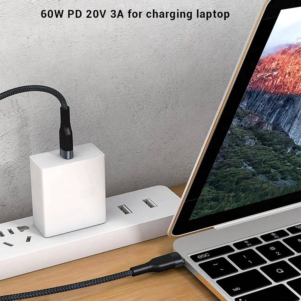 65W PD Short USB C Cable Fast  - Photography Kit Xiaomi reseña y precio