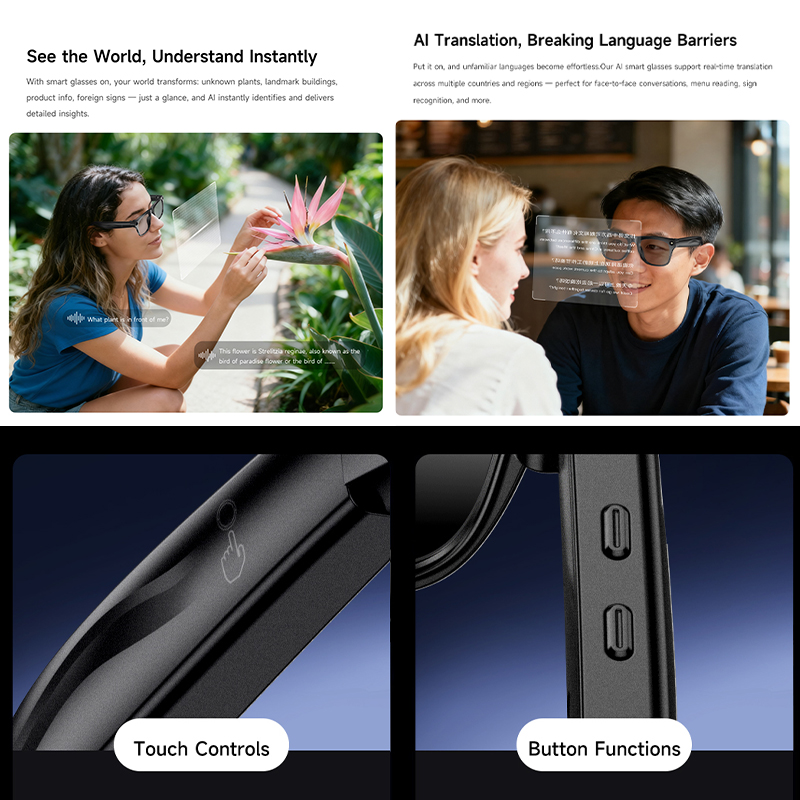 New AI Smart Glasses Anti-Shak - Photography Pro reseña y precio
