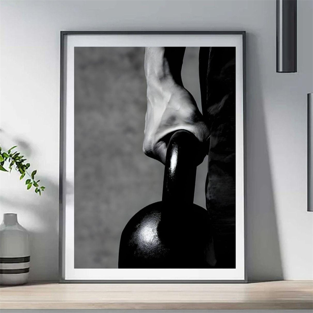 Black and White Boxing Poster  - Photography Training reseña y precio