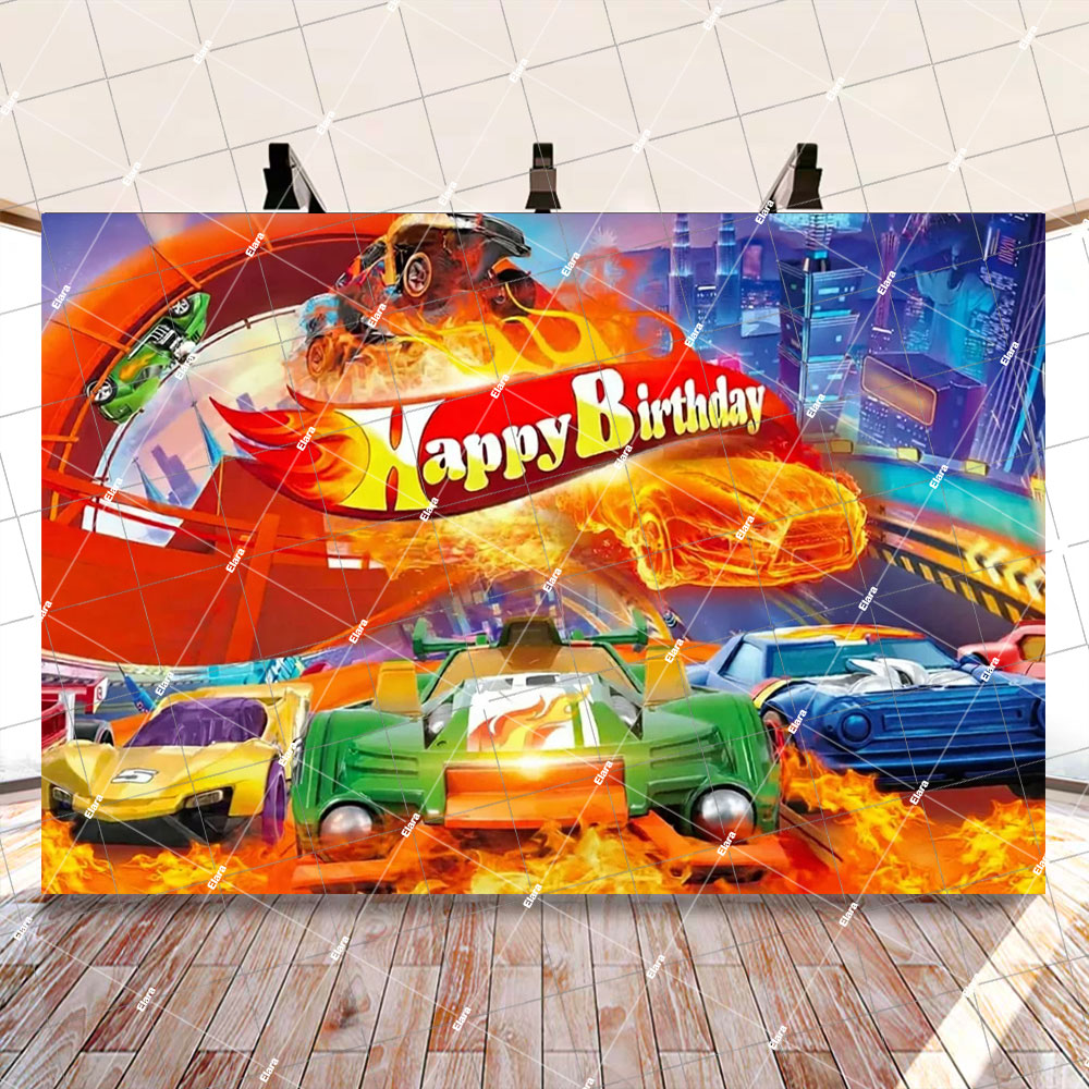 Disney Pixar Cars Lightning Mc - Photography Backdrop Muslin reseña y precio