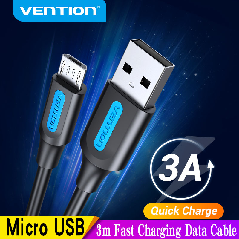 Vention Micro USB Cable 3A Nyl - Photography Kit Xiaomi reseña y precio