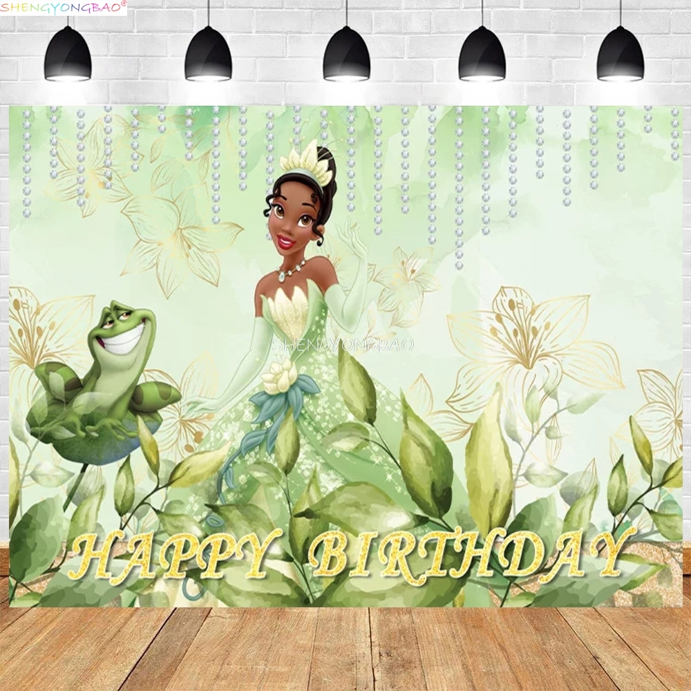 Disney The Princess And The Fr - Photography Backdrop Muslin reseña y precio