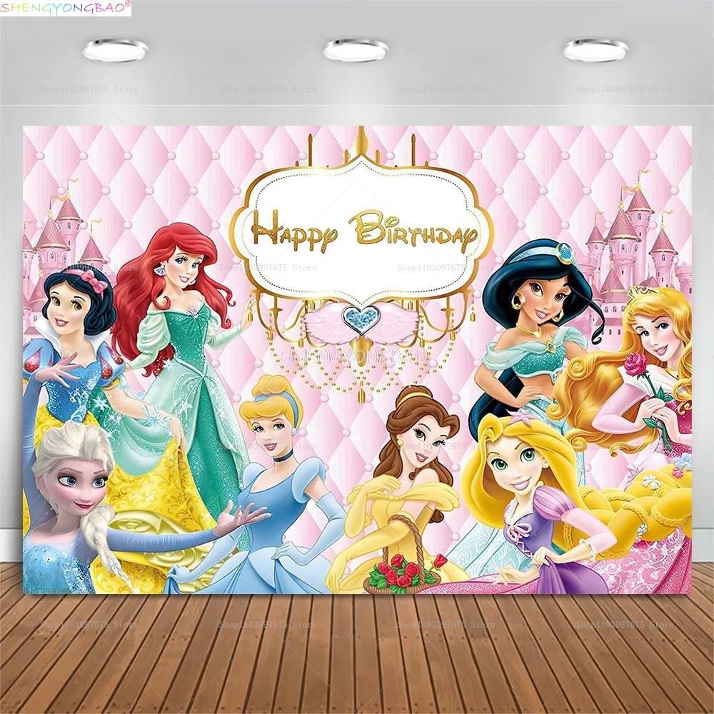Disney The Princess And The Fr - Photography Backdrop Muslin reseña y precio