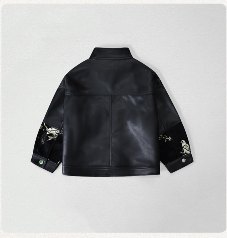 Gentleman Kids Embroidery Moto - Photography Jacket reseña y precio