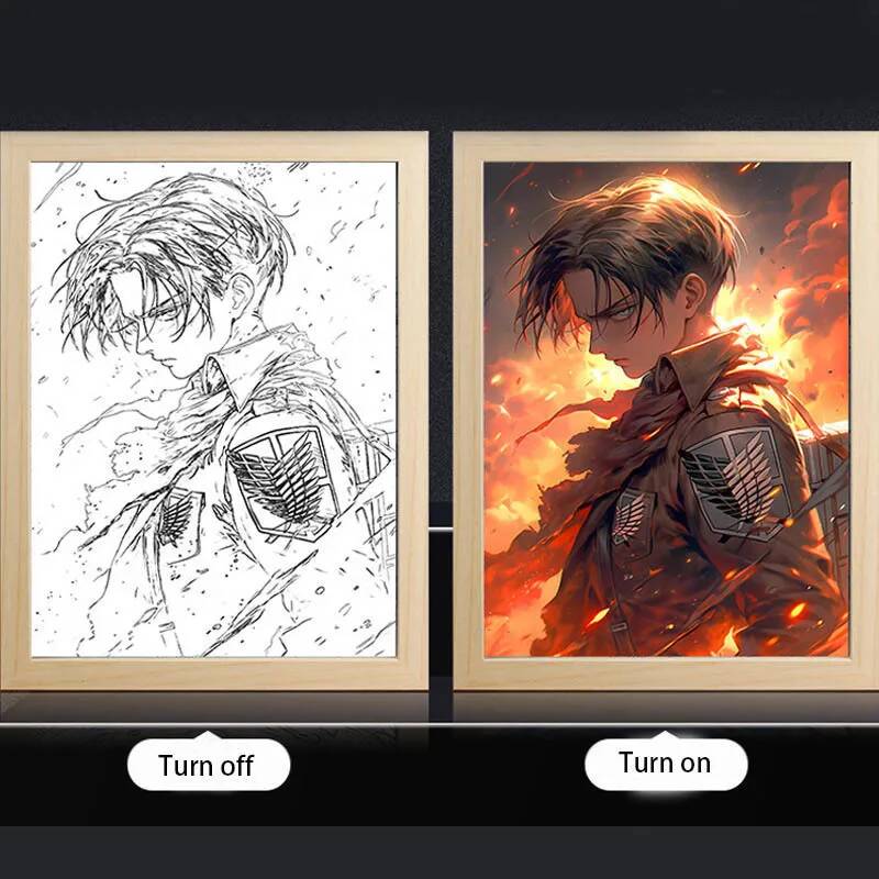 Anime Attack On Titan Led Ligh - Photography Desk reseña y precio