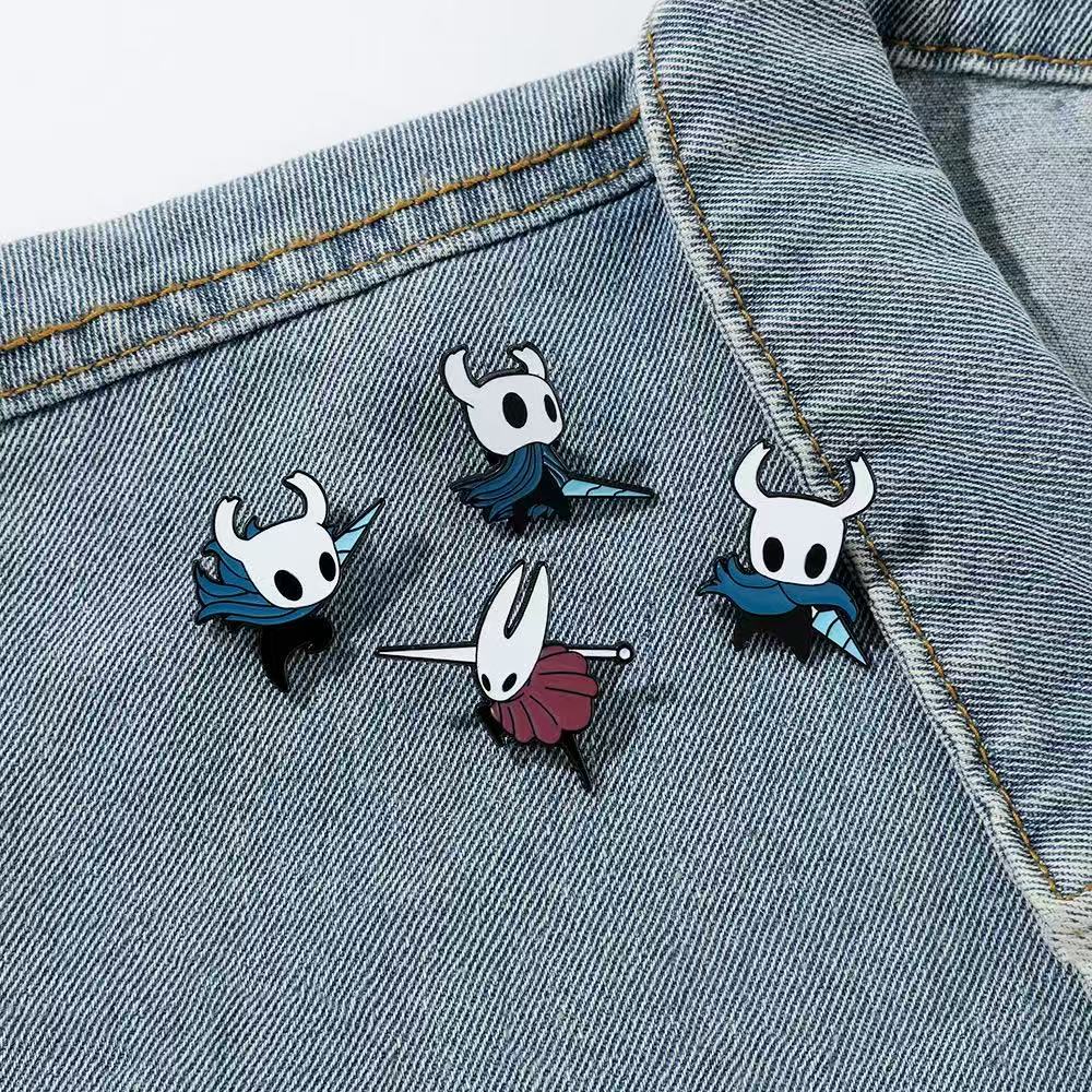 4PCS Hollow Knight Enamel Pins - Photography Jacket reseña y precio