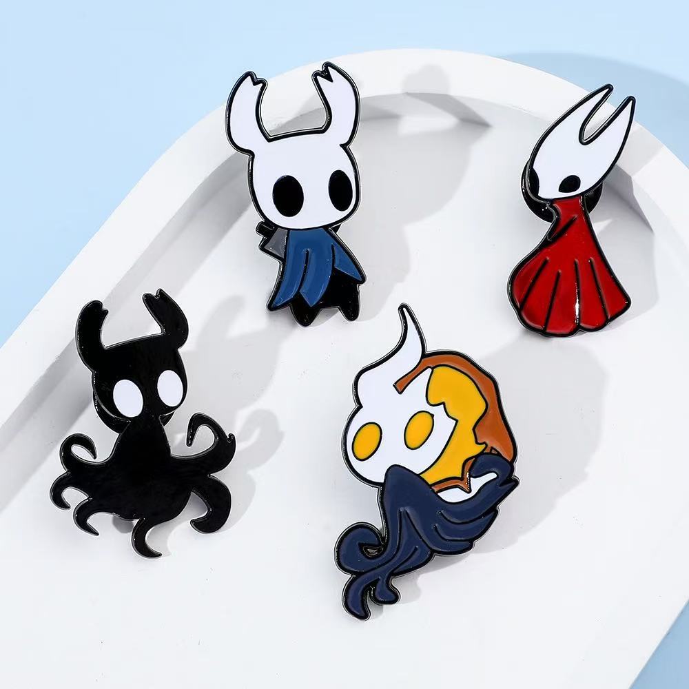 4PCS Hollow Knight Enamel Pins - Photography Jacket reseña y precio