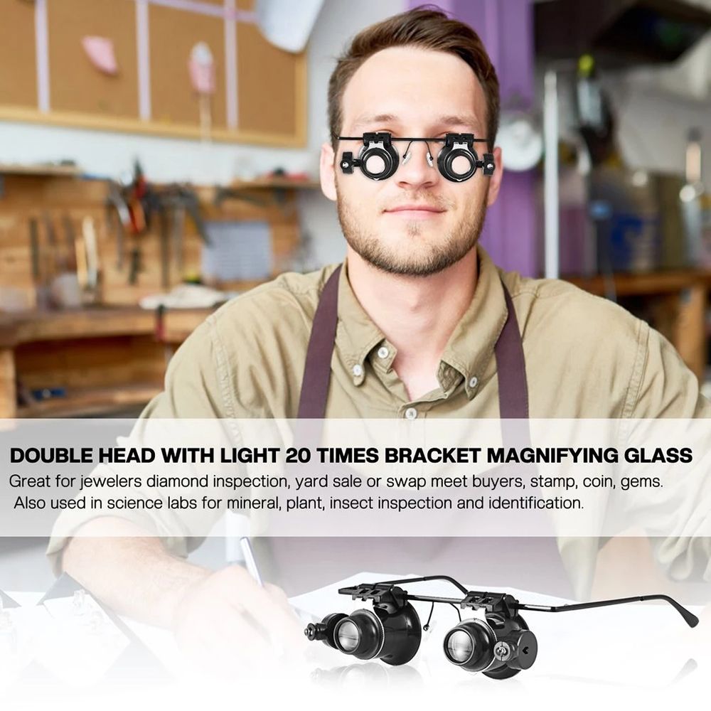 Professional 20X Magnifier Dou - Eye Piece Magnifier reseña y precio