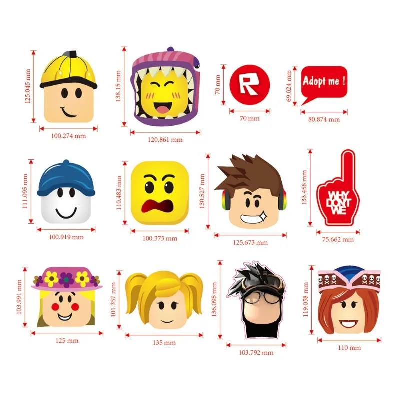 12pcs Roblox Game Themed Party - Photography Game reseña y precio