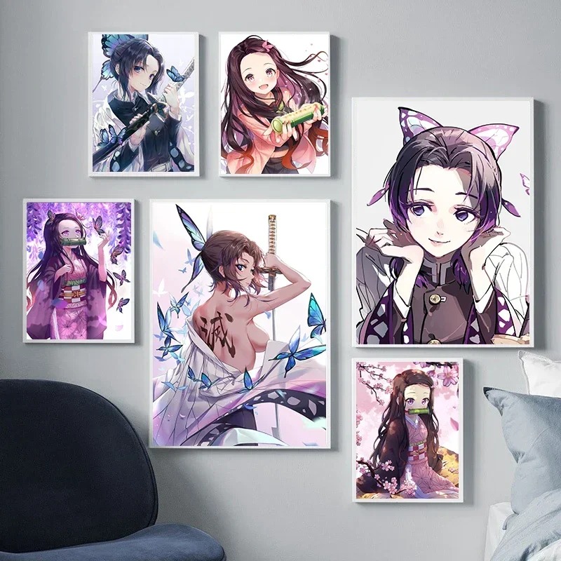 1pc frameless Demon Slayer Ani - Photography Anime reseña y precio