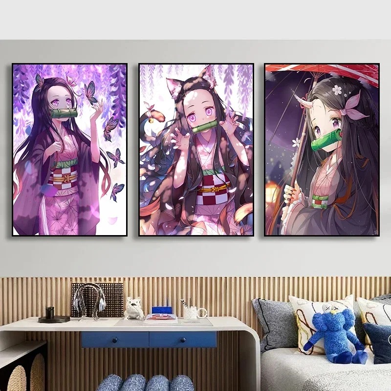 1pc frameless Demon Slayer Ani - Photography Anime reseña y precio