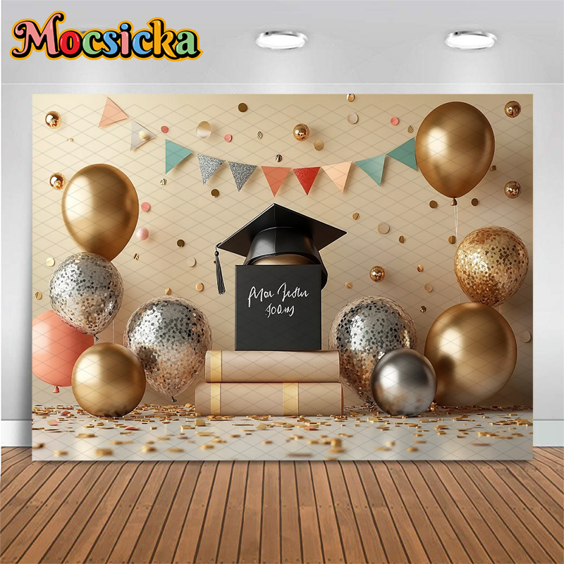 Mocsicka Graduation Photograph - Photography Backdrop Muslin reseña y precio
