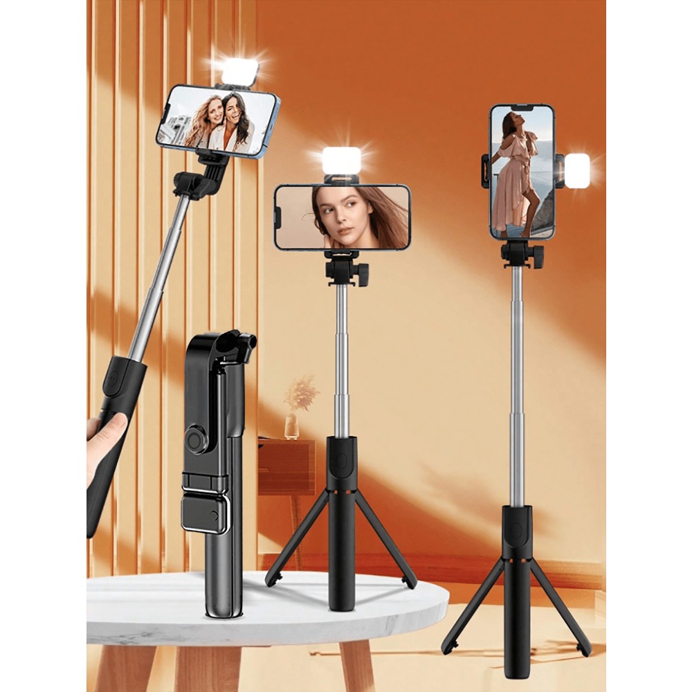 1pc Portable Selfie Stick With - Photography Is reseña y precio