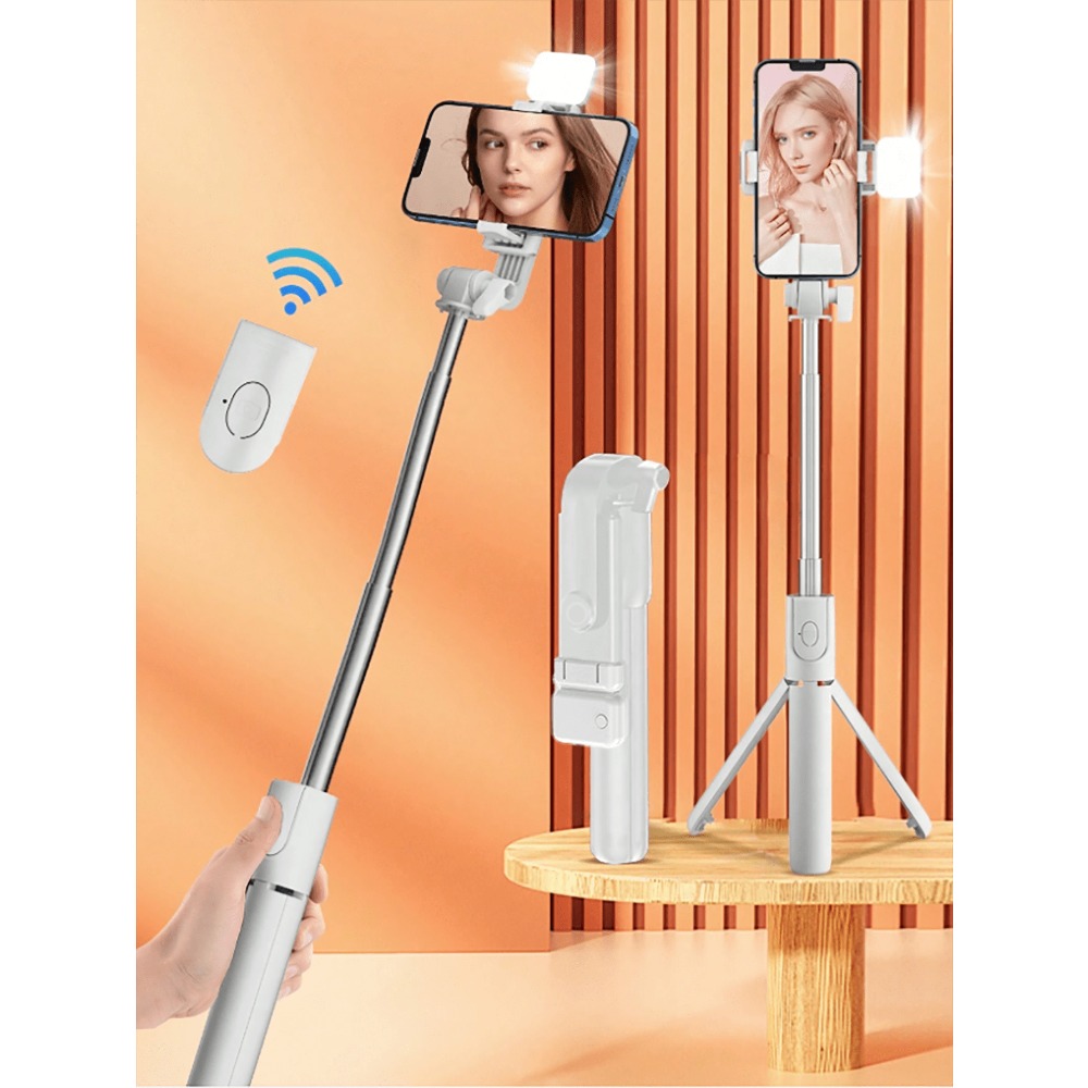 1pc Portable Selfie Stick With - Photography Is reseña y precio