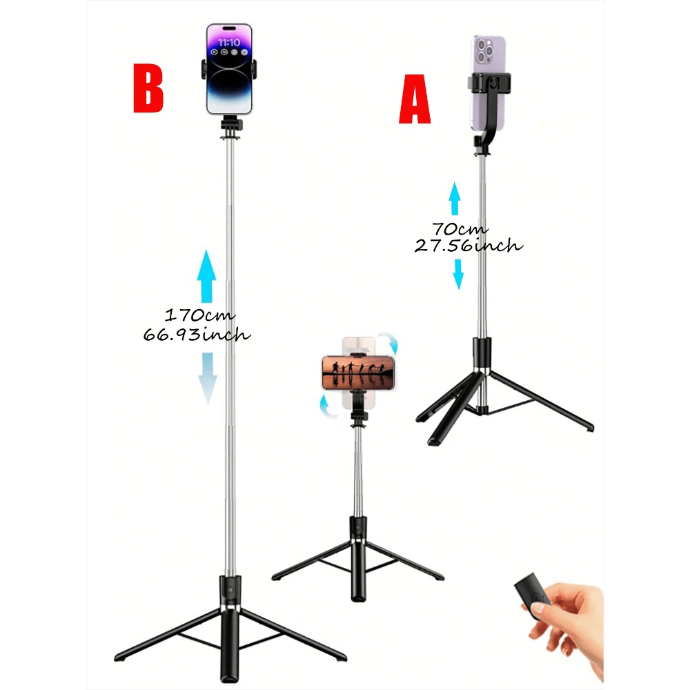 1pc Portable Selfie Stick With - Photography Is reseña y precio