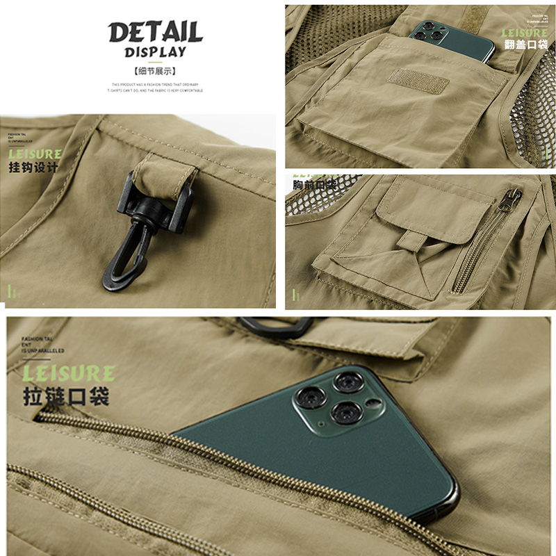 Spring and Autumn Mesh Quick-D - Photography Jacket reseña y precio