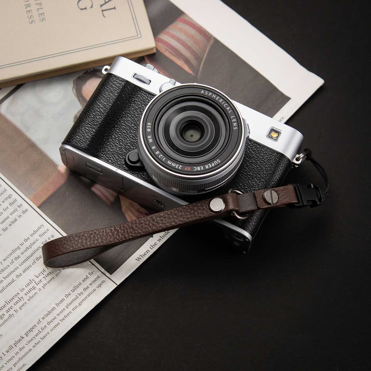 Adjustable Handmade Cowhide Le - Camera Strap Leather reseña y precio
