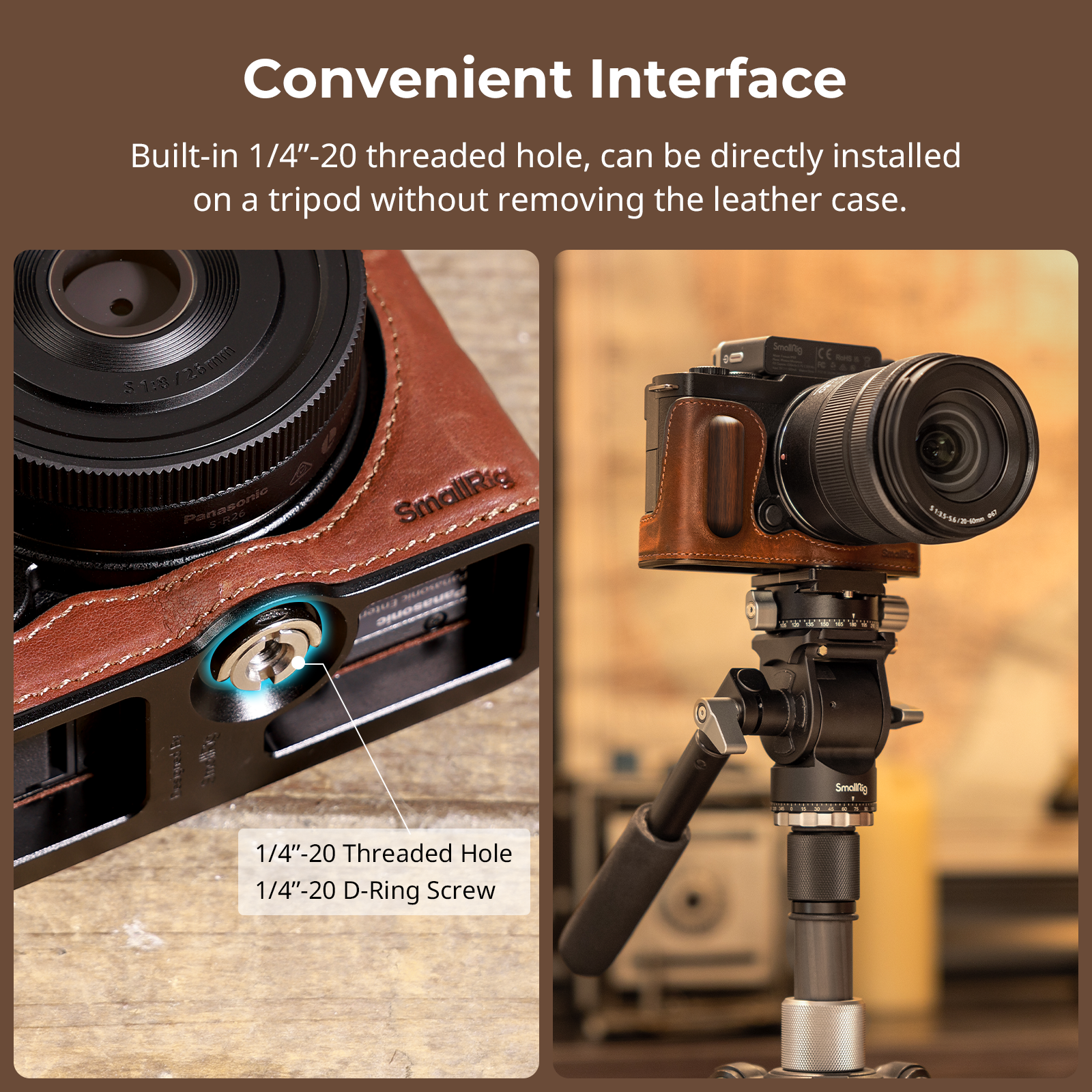 SmallRig S9 Leather Half Case, - Camera Strap Leather reseña y precio