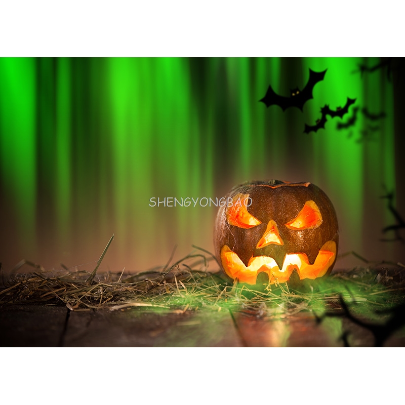 Halloween Backdrop Pumpkin Lan - Photography Backdrop Muslin reseña y precio
