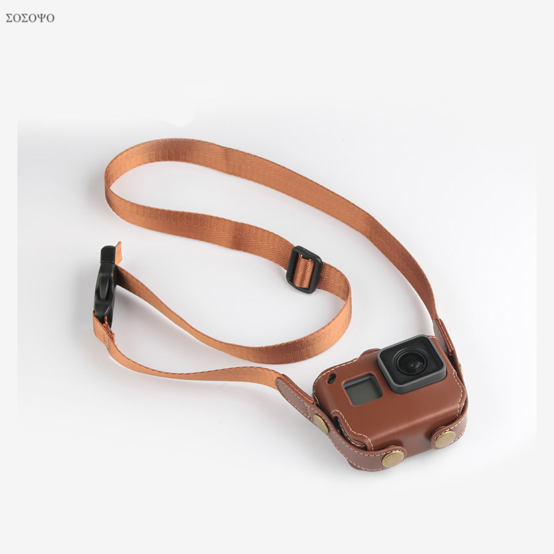 3 colors Protective case PU Ba - Camera Strap Leather reseña y precio